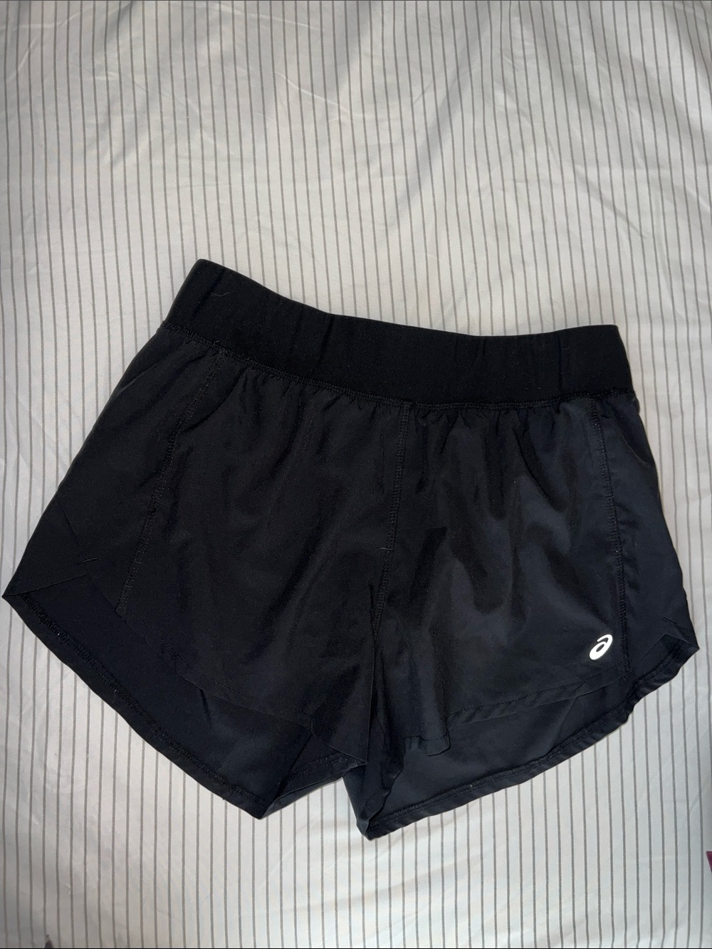 Asics Black Women's Athletic Running Shorts